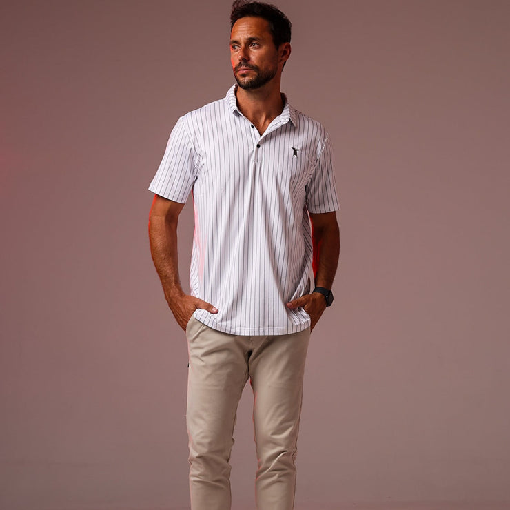 Pinstripe Polo